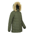Dark Khaki - Lifestyle - Mountain Warehouse Womens-Ladies Isla II Long Down Jacket