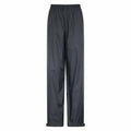 Black - Front - Mountain Warehouse Mens Downpour Waterproof Pants