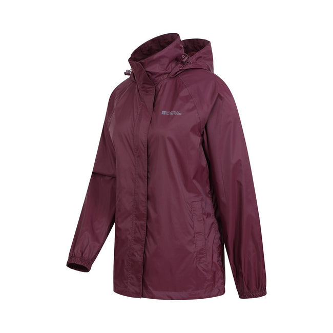 Dark Purple - Side - Mountain Warehouse Womens-Ladies Pakka II Waterproof Jacket