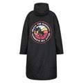 Black - Back - Mountain Warehouse Womens-Ladies Tidal Waterproof Changing Robe