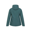 Teal - Back - Mountain Warehouse Womens-Ladies Vancouver II Waterproof Jacket