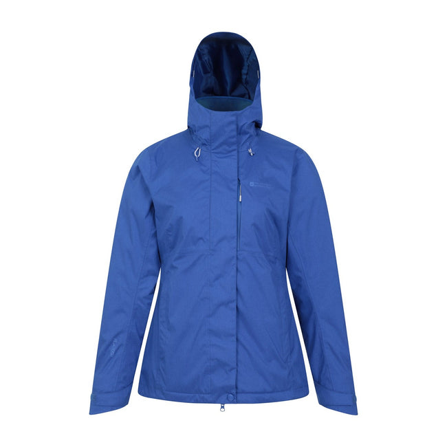 Blue - Pack Shot - Mountain Warehouse Womens-Ladies Whirlwind Padded Jacket
