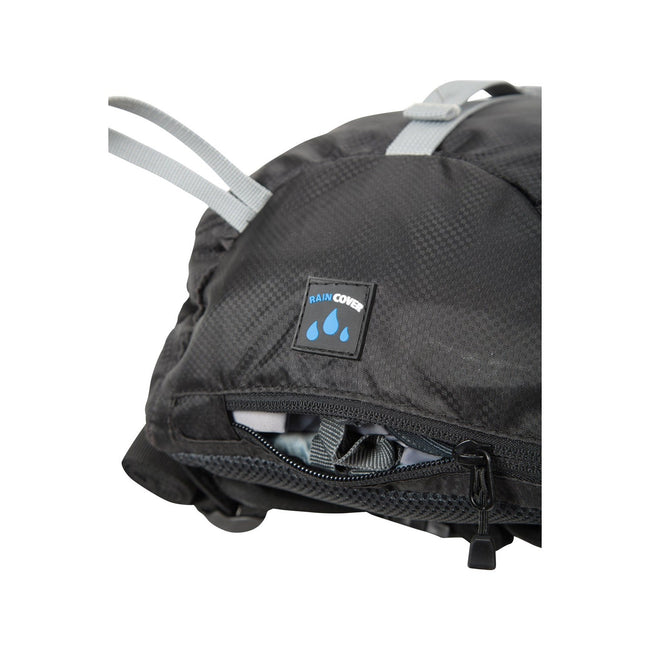 Black - Pack Shot - Mountain Warehouse Darwin 3.1gal Knapsack