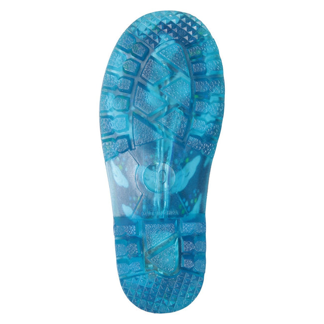 Light Blue - Side - Mountain Warehouse Childrens-Kids Splash Clouds Galoshes