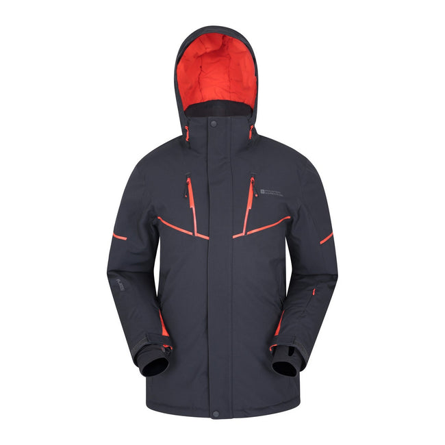 Gray - Front - Mountain Warehouse Mens Galactic Extreme Ski Jacket