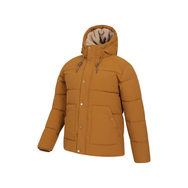 Orange - Lifestyle - Mountain Warehouse Mens Manta Padded Jacket