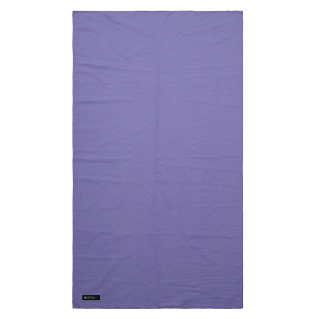 Dark Purple - Side - Mountain Warehouse Giant Ribbed Towel