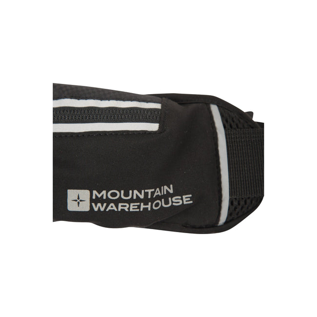 Black - Pack Shot - Mountain Warehouse Slim Running Belt