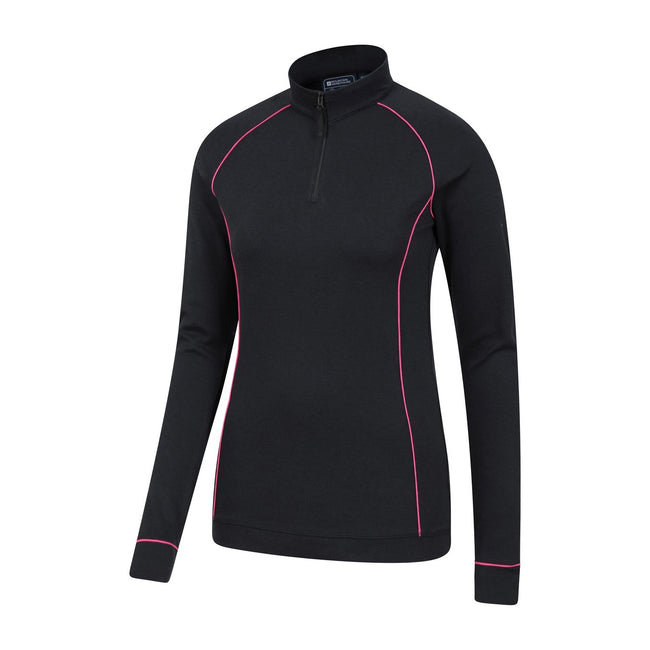 Black - Side - Mountain Warehouse Womens-Ladies Bamboo Top