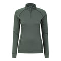 Dark Khaki - Front - Mountain Warehouse Womens-Ladies Bamboo Top
