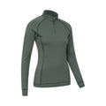 Dark Khaki - Back - Mountain Warehouse Womens-Ladies Bamboo Top