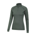 Dark Khaki - Side - Mountain Warehouse Womens-Ladies Bamboo Top