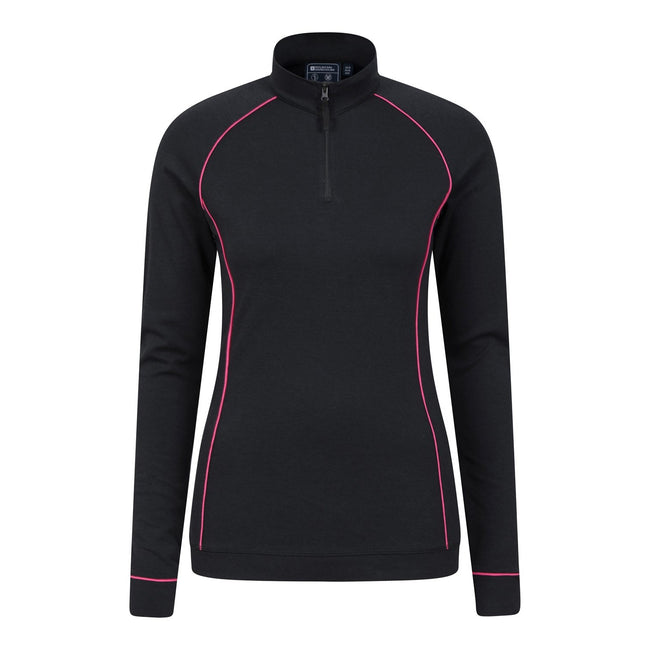 Black - Front - Mountain Warehouse Womens-Ladies Bamboo Top