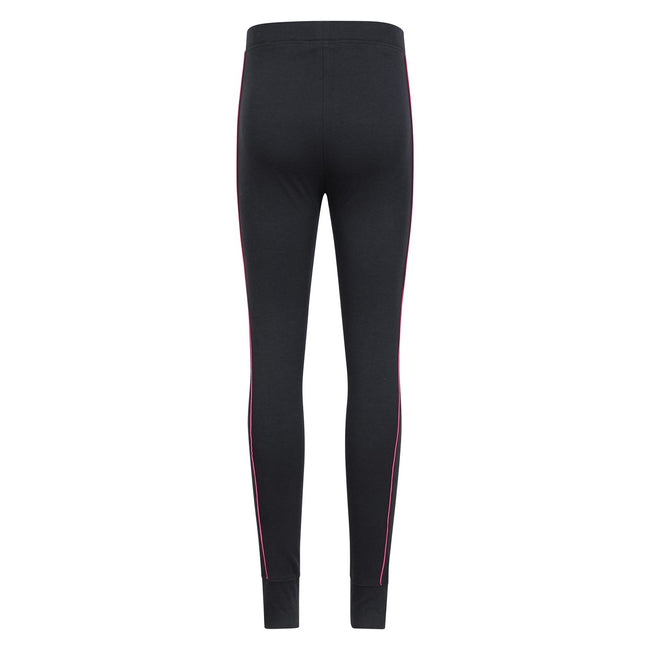 Black - Back - Mountain Warehouse Womens-Ladies Bamboo Base Layer Bottoms