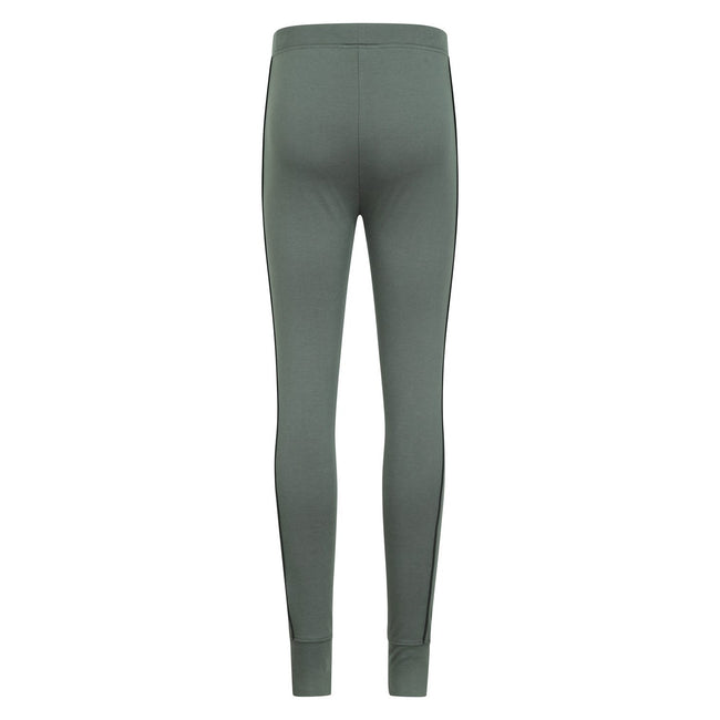 Dark Khaki - Back - Mountain Warehouse Womens-Ladies Bamboo Base Layer Bottoms