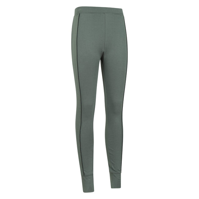 Dark Khaki - Lifestyle - Mountain Warehouse Womens-Ladies Bamboo Base Layer Bottoms
