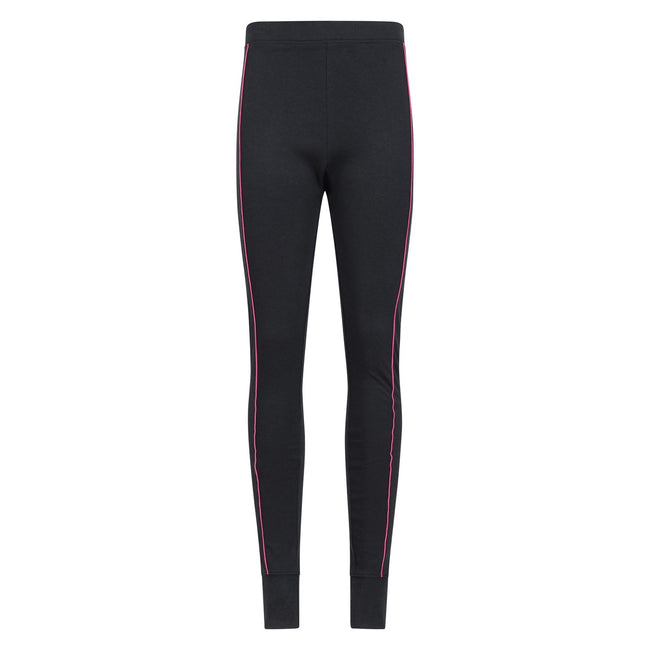 Black - Front - Mountain Warehouse Womens-Ladies Bamboo Base Layer Bottoms