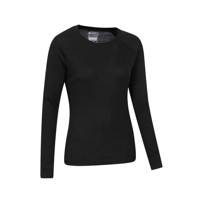 Black - Side - Mountain Warehouse Womens-Ladies Talus Base Layer Set