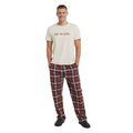 Rust - Close up - Animal Mens Kickback Natural Pajama Set