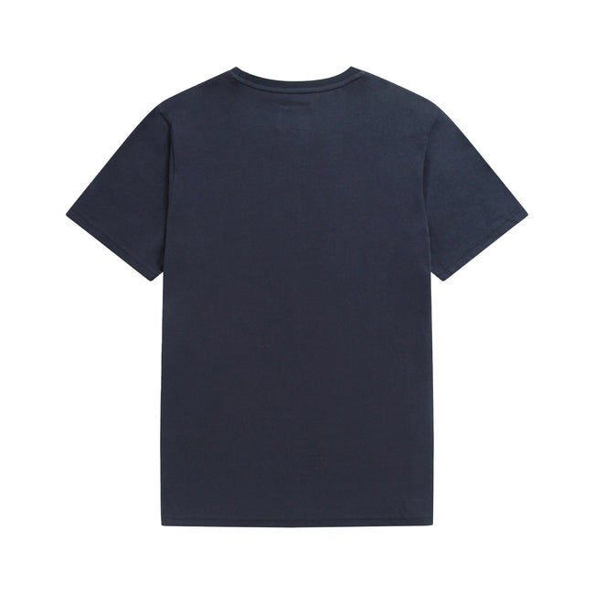 Navy - Back - Animal Mens Kickback Natural Pajama Set