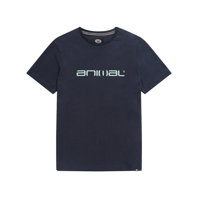 Navy - Side - Animal Mens Kickback Natural Pajama Set