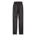 Black - Back - Mountain Warehouse Mens Spray Waterproof Pants
