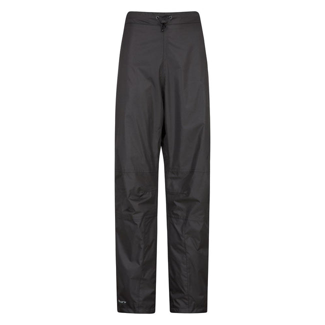 Black - Front - Mountain Warehouse Mens Spray Waterproof Pants