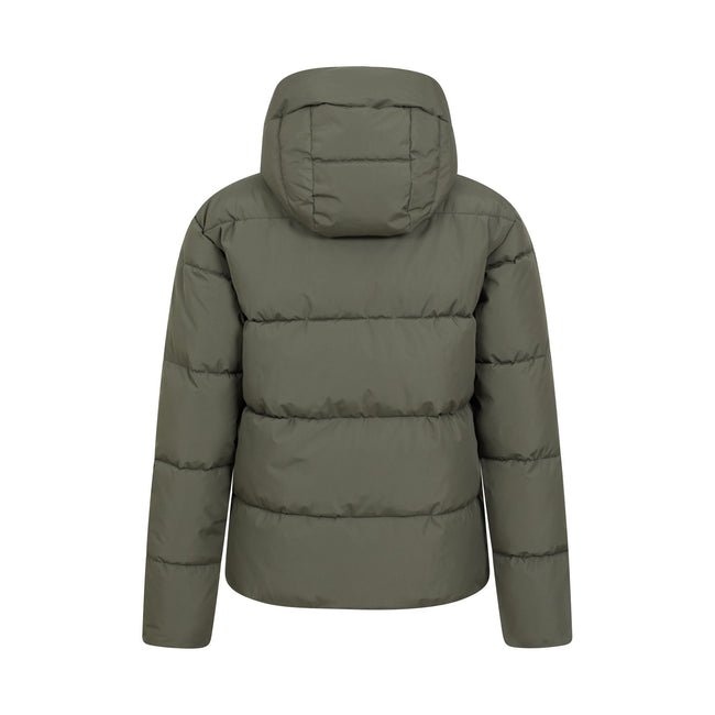Khaki Green - Back - Mountain Warehouse Womens-Ladies Toasty Short Padded Jacket