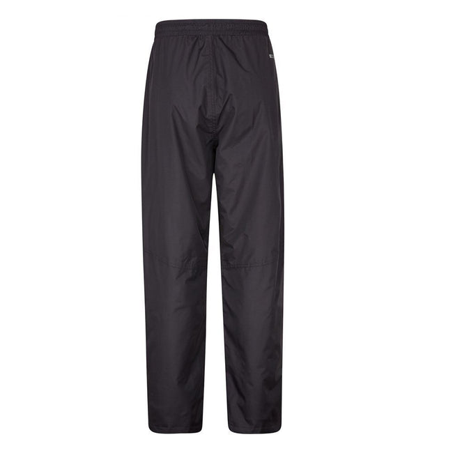 Black - Back - Mountain Warehouse Mens Downpour Waterproof Pants