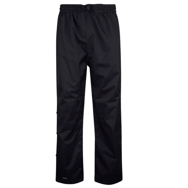 Black - Front - Mountain Warehouse Mens Downpour Waterproof Pants