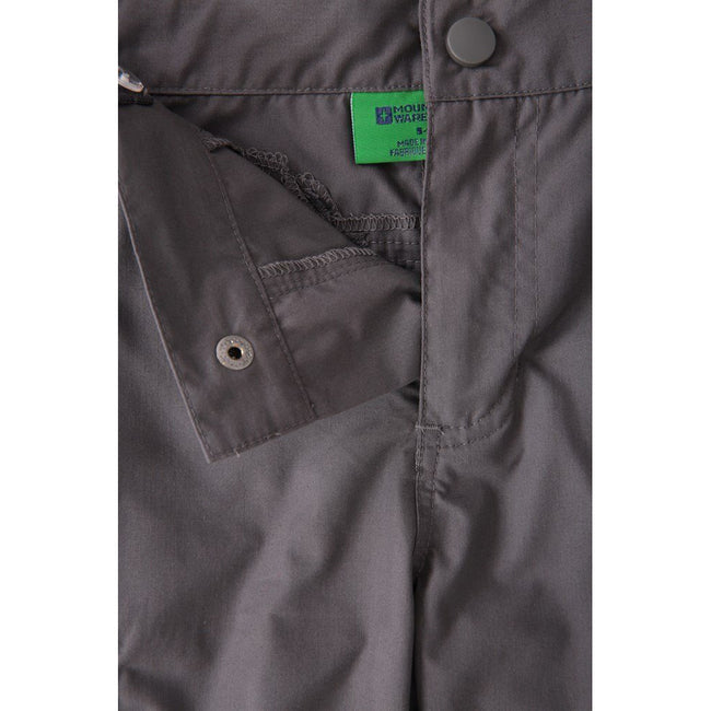 Dark Grey - Lifestyle - Mountain Warehouse Childrens-Kids Convertible Active Pants