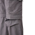 Dark Grey - Pack Shot - Mountain Warehouse Childrens-Kids Convertible Active Pants