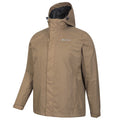 Tan - Side - Mountain Warehouse Mens Torrent Waterproof Jacket