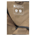 Tan - Close up - Mountain Warehouse Mens Torrent Waterproof Jacket