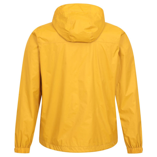 Yellow - Back - Mountain Warehouse Mens Torrent Waterproof Jacket
