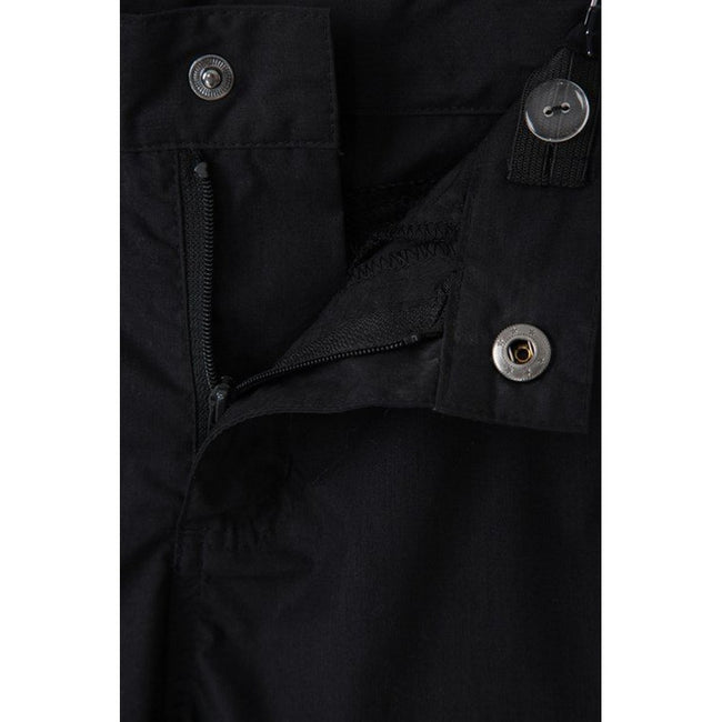 Black - Close up - Mountain Warehouse Childrens-Kids Lightweight Cargo Pants