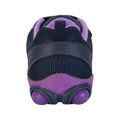 Purple-Navy - Side - Mountain Warehouse Childrens-Kids Light Up Sneakers