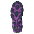Purple-Navy - Close up - Mountain Warehouse Childrens-Kids Light Up Sneakers