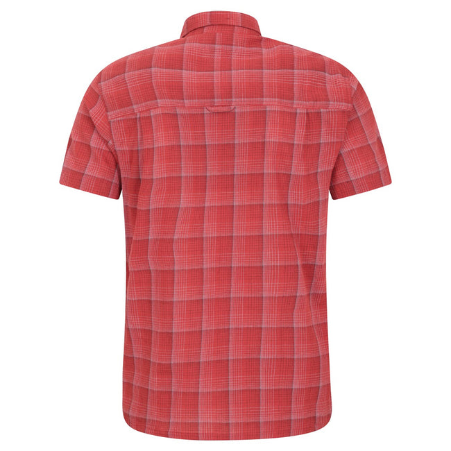 Red - Side - Mountain Warehouse Mens Cotton Shirt