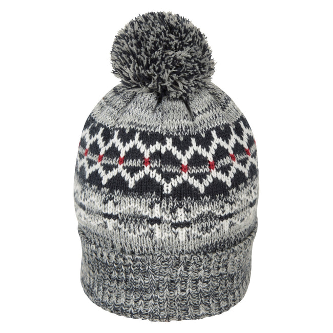 Navy - Back - Mountain Warehouse Mens Fair Isle Thinsulate Beanie