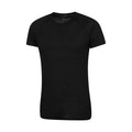 Black - Side - Mountain Warehouse Mens Summit II Base Layer Top