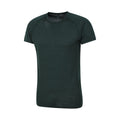 Green - Side - Mountain Warehouse Mens Summit II Base Layer Top