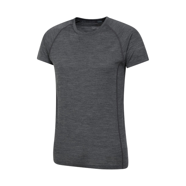 Gray - Side - Mountain Warehouse Mens Summit II Base Layer Top