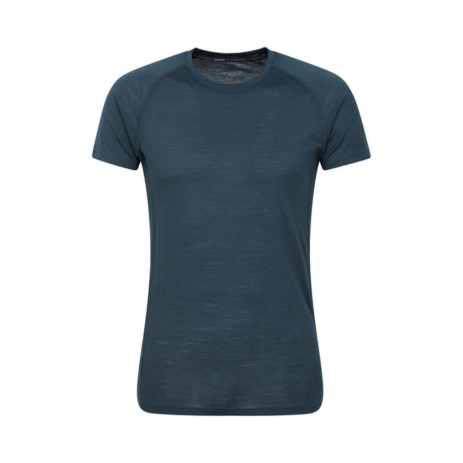 Navy - Front - Mountain Warehouse Mens Summit II Base Layer Top