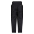 Black - Back - Mountain Warehouse Childrens-Kids Active Hiking Trousers