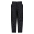 Black - Front - Mountain Warehouse Childrens-Kids Active Hiking Trousers