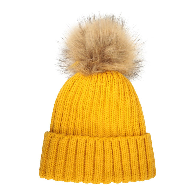 Yellow - Lifestyle - Mountain Warehouse Womens-Ladies Geneva Borg Lined Beanie