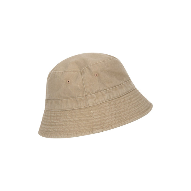 Beige - Lifestyle - Mountain Warehouse Mens Washed Bucket Hat