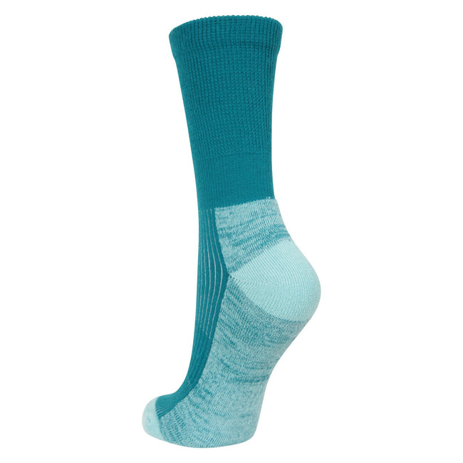 Teal - Back - Mountain Warehouse Womens-Ladies IsoCool Boot Socks