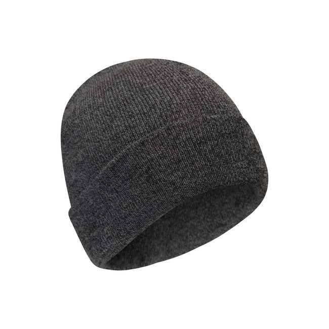 Black - Back - Mountain Warehouse Mens Compass Beanie